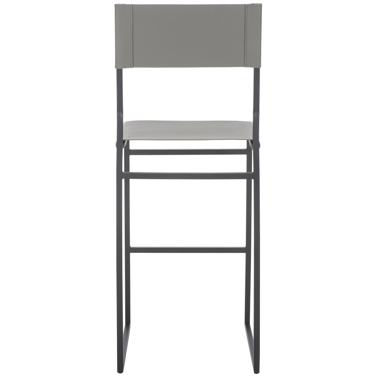 Layne Barstool - Grey / Black - Safavieh - Image 7