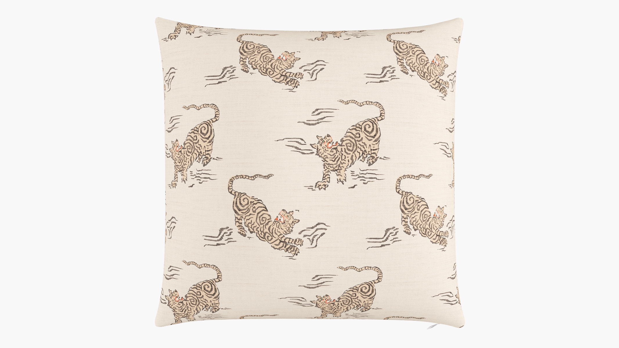 Throw Pillow 22", Canvas Tigresse, 22" x 22" - Image 0
