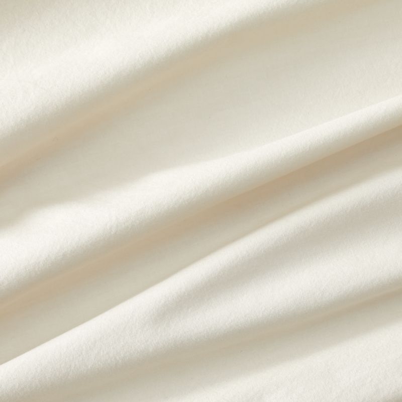 Crisp Cotton Percale White King Sheet Set - Image 4