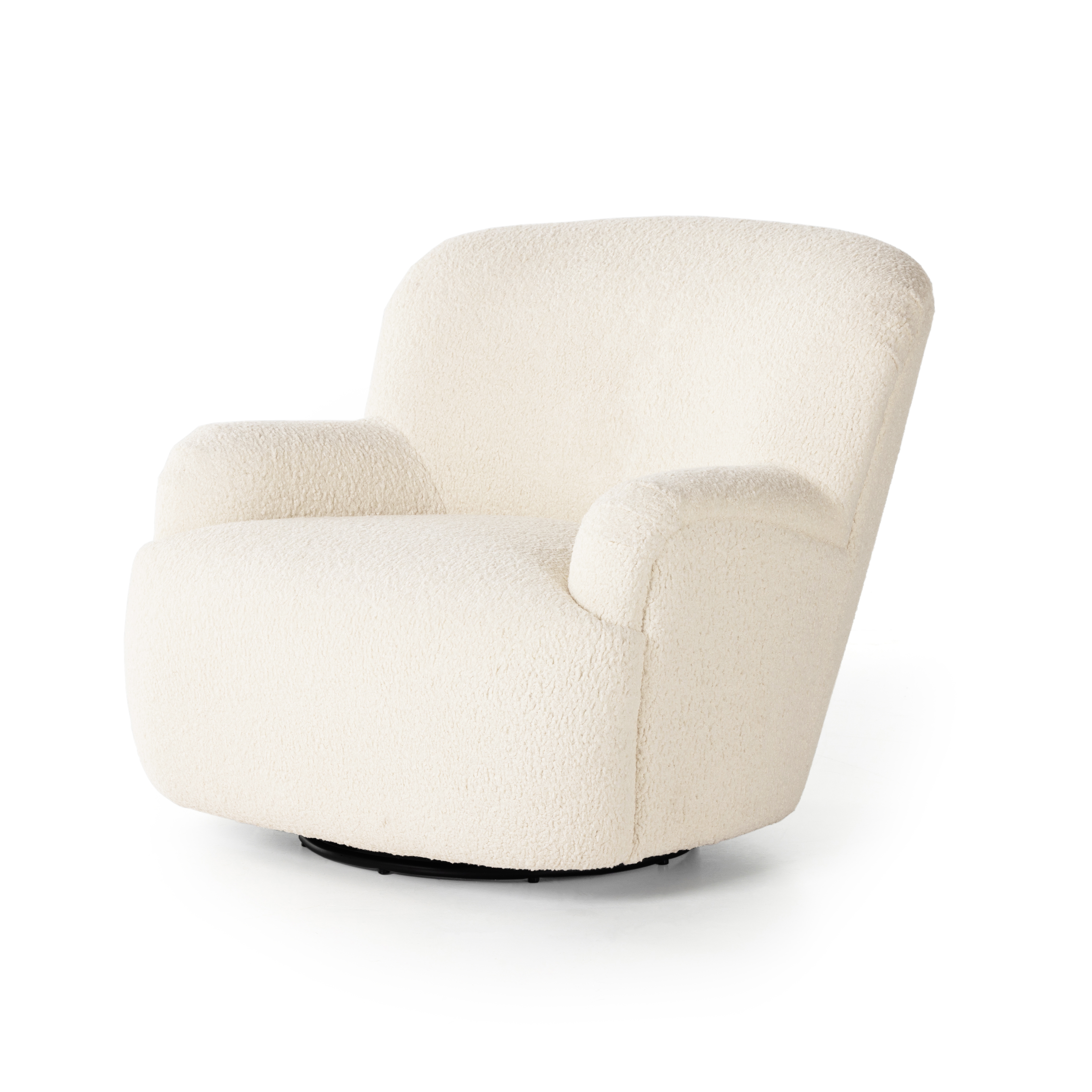 Kadon Swivel Chair-Sheepskin Natural - Image 0