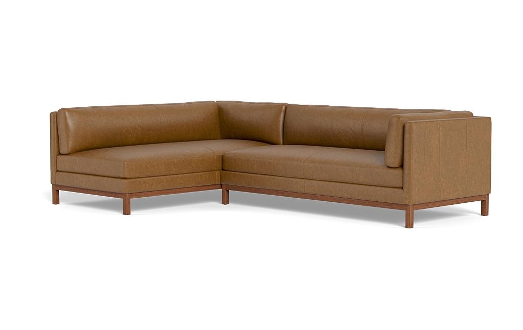 Jasper Leather Left Chaise Sectional - Image 2