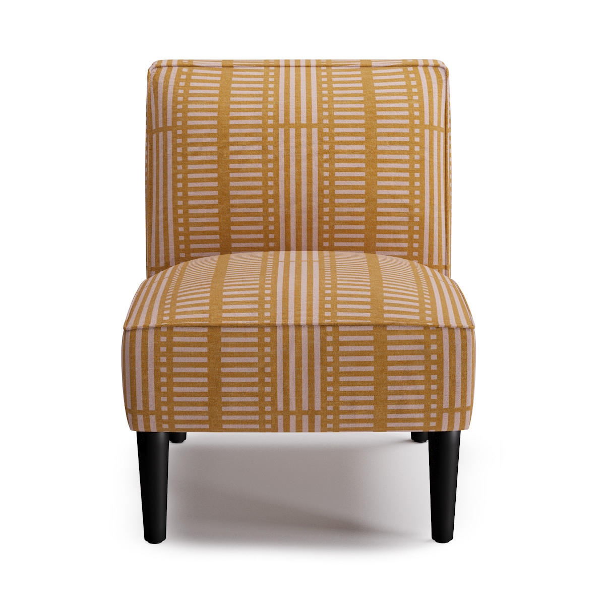 Slipper Chair | Pink Blocks - Image 0
