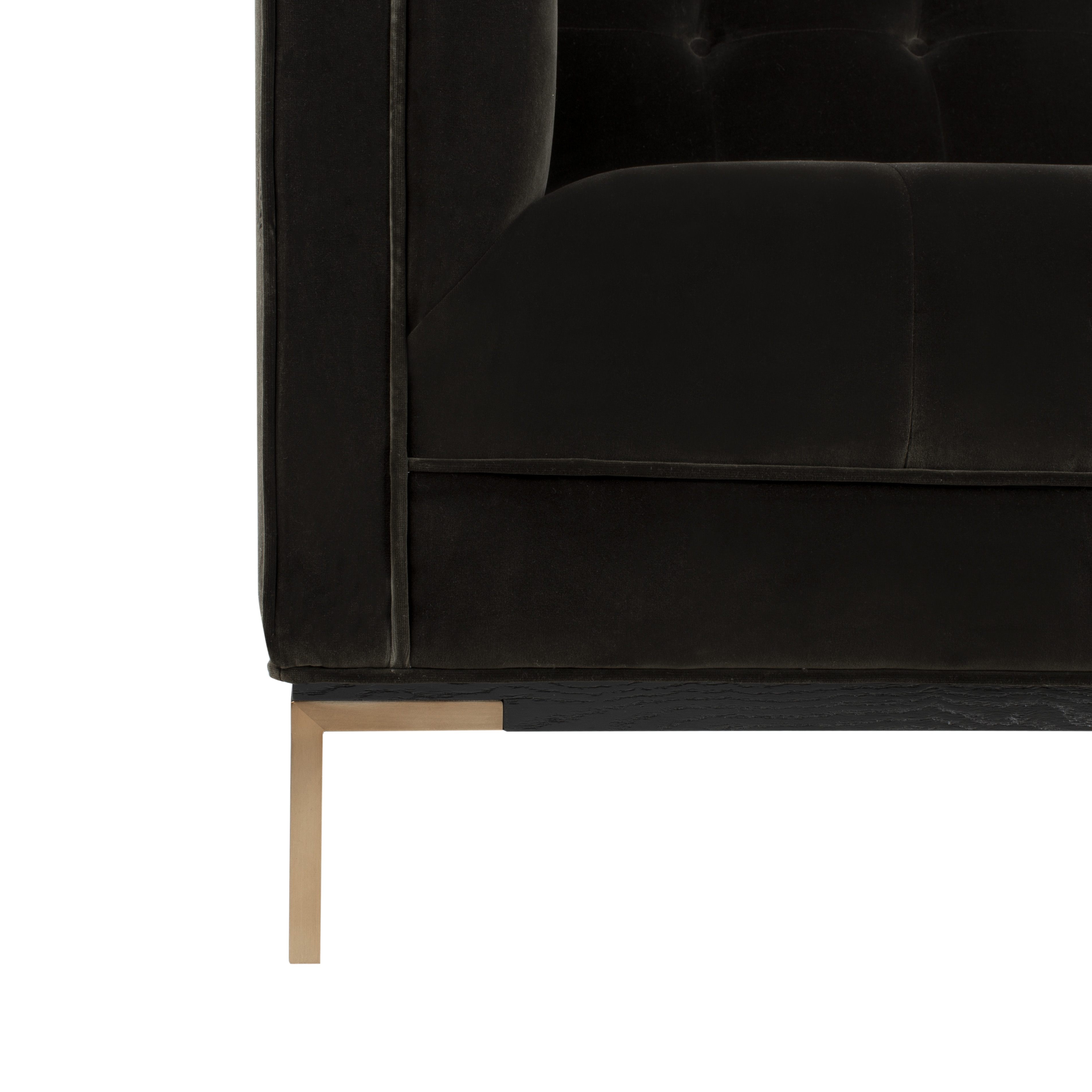 Sienne Tufted Velvet Sofa - Shale - Arlo Home - Image 7