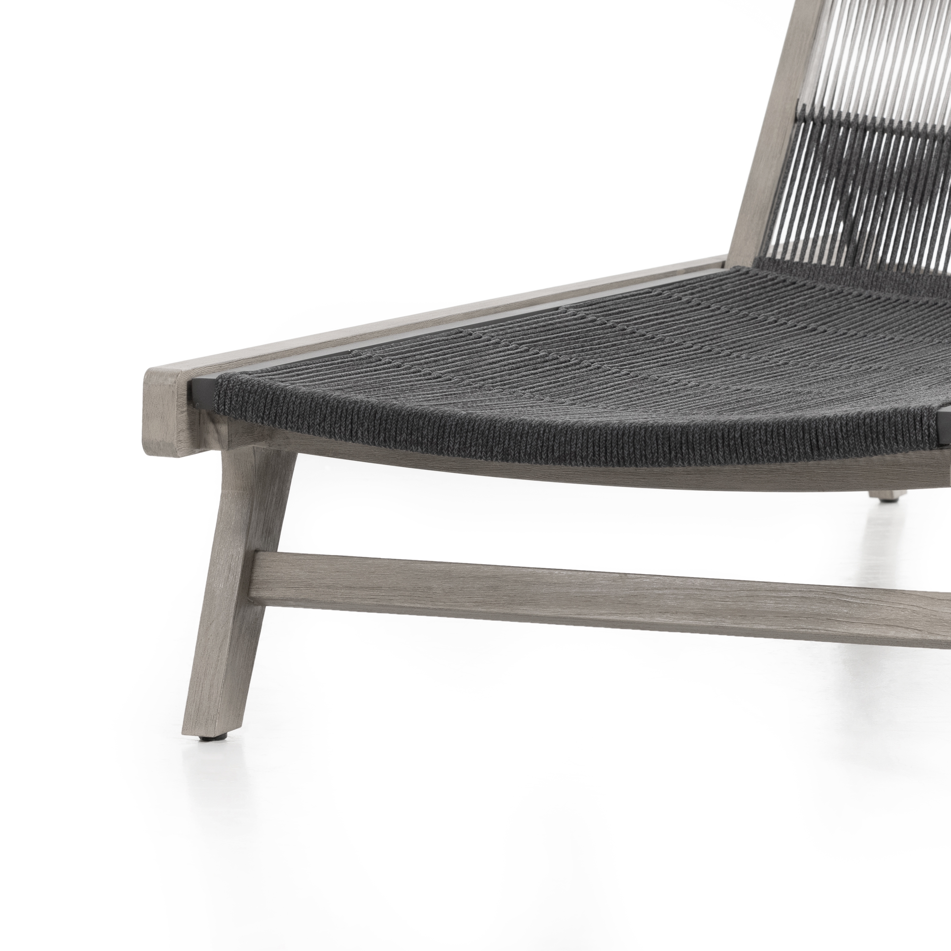 Julian Outdoor Chaise Lounge-Grey - Image 2