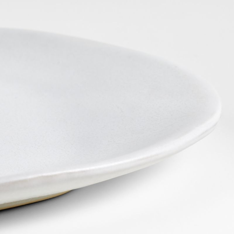 Petals White Stoneware Dinner Plate by Laura Kim - Image 7