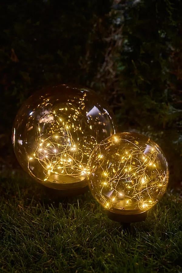 Amber Globe Solar Stake Light - Image 0