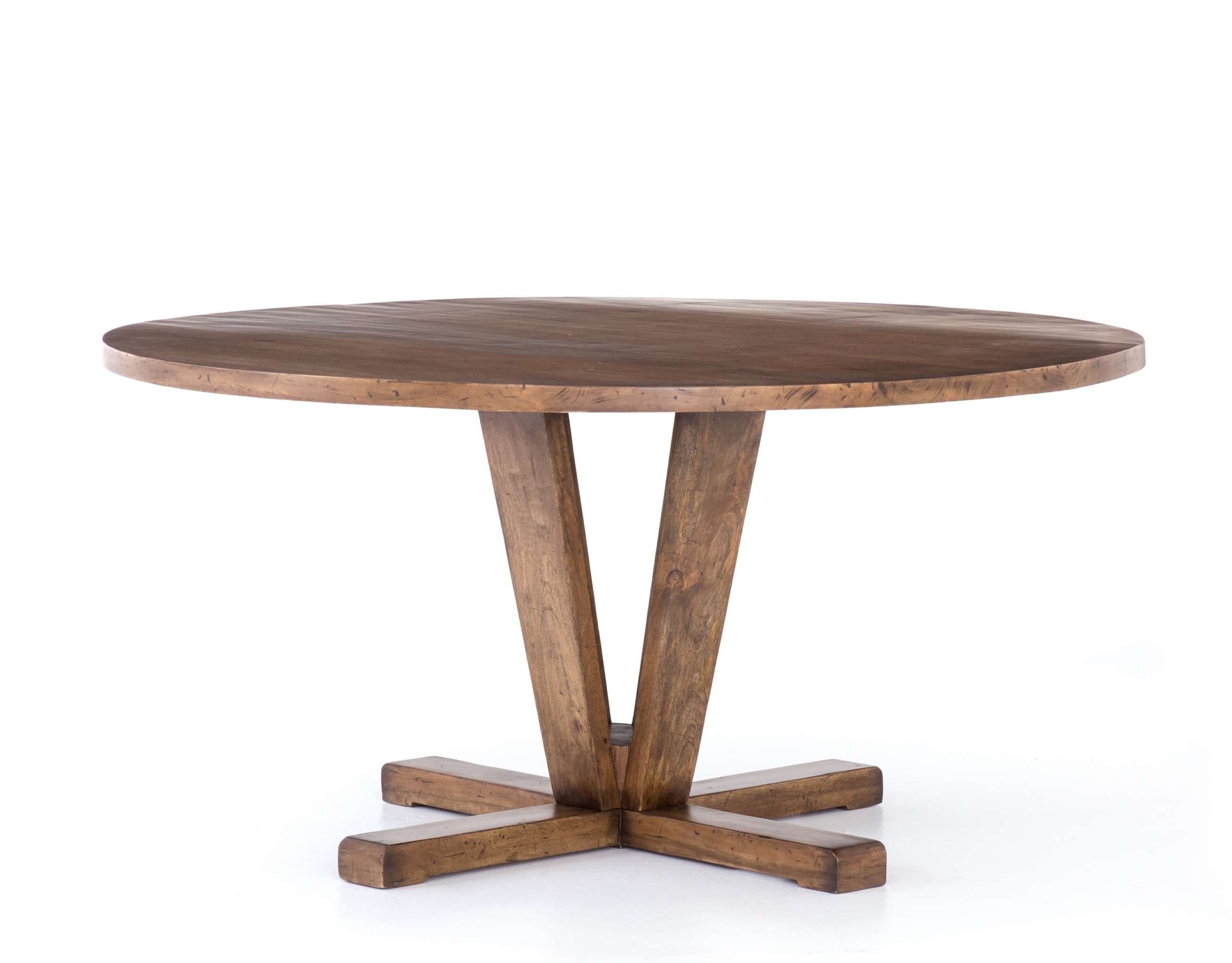 Maleva Round Dining Table, Reclaimed Wood - Image 3