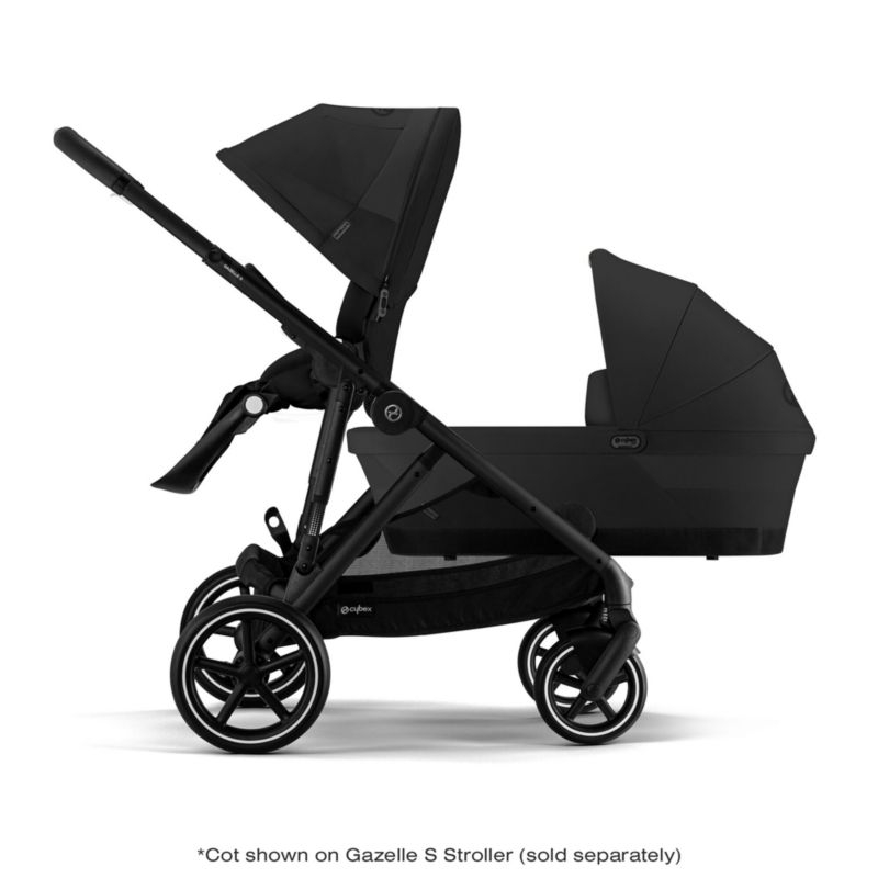 CYBEX Moon Black Gazelle S Modular Baby Stroller with Silver Frame - Image 6