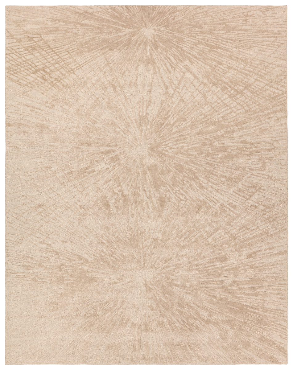 Odilia FRG13 Handmade Contemporary Tan Area Rug (6'x9') - Image 0