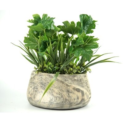 7" Artificial Plant in Planter - Image 0