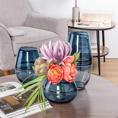 Proffitt Ring Glass Bullet Glass Table Vase - Image 0