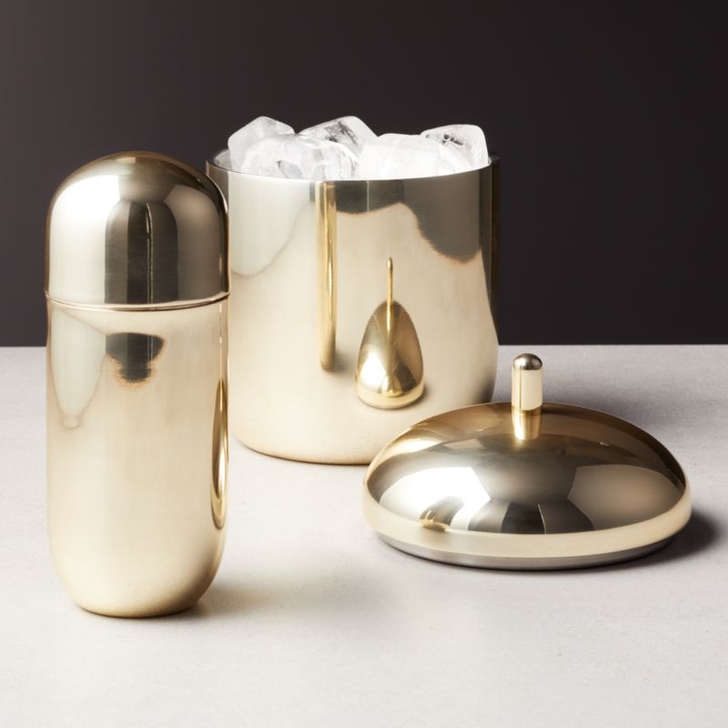Mae Champagne Gold Cocktail Shaker - Image 1