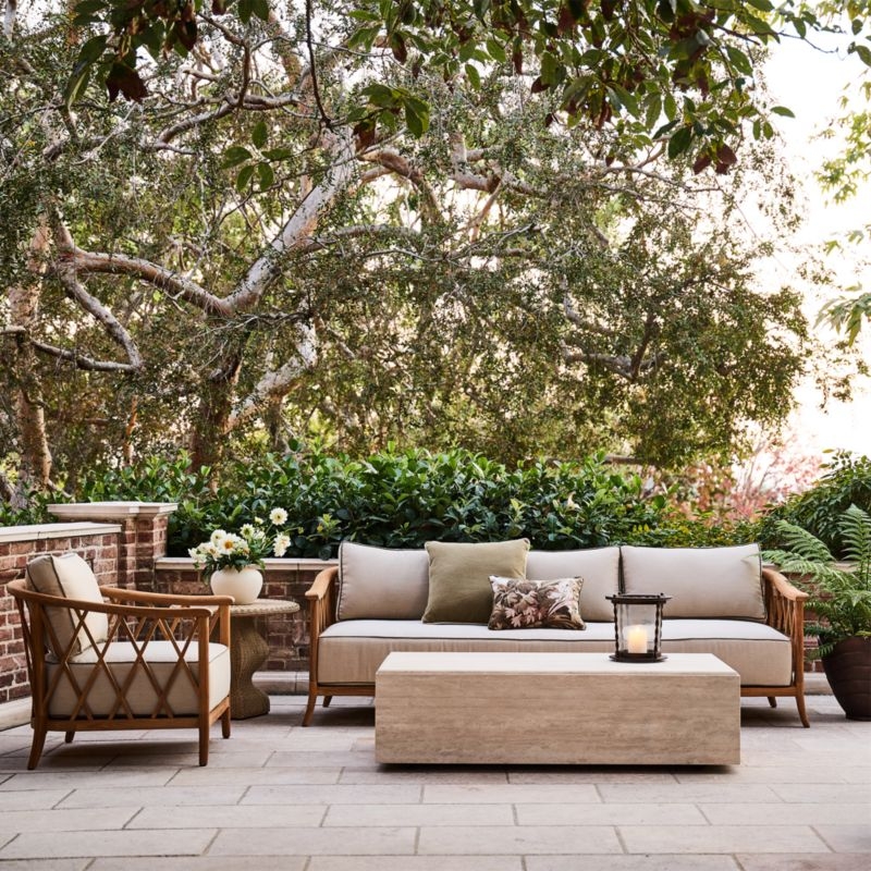 The Hartford Wood Outdoor Lounge Chair by Jake Arnold - Image 2