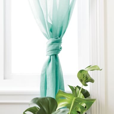 Ombre Sheer Curtain Panel, 84", Light Pool - Image 4
