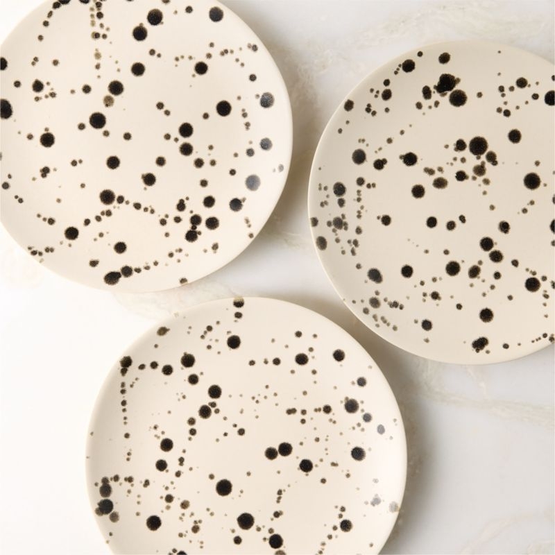 Harper Black and White Splatter Salad Plate - Image 6