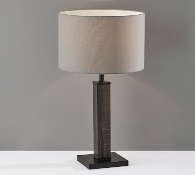 Arete Metal Table Lamp, Black - Image 1
