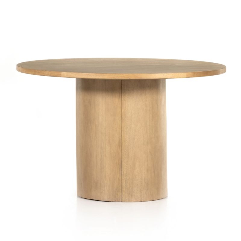 Hale 48" Round Wood Dining Table - Image 1