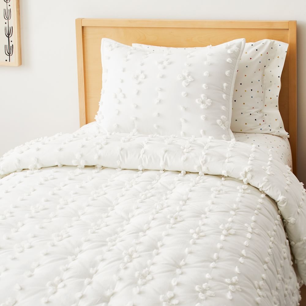 Candlewick Comforter, Twin/Twin XL, White - Image 0