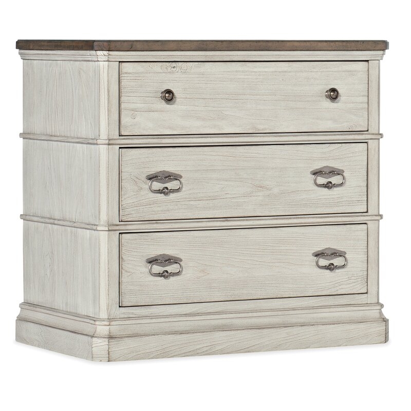 Montebello 3 - Drawer Solid Wood Bachelor's Chest Color: White - Image 0