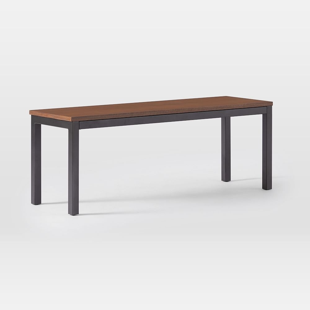 Frame 48" Dining Bench, Walnut, Dark Bronze - Image 0