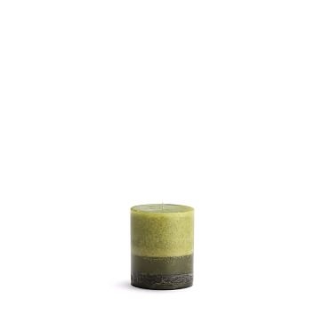 Pillar Candle, Wax, Lotus, 3"x3" - Image 1