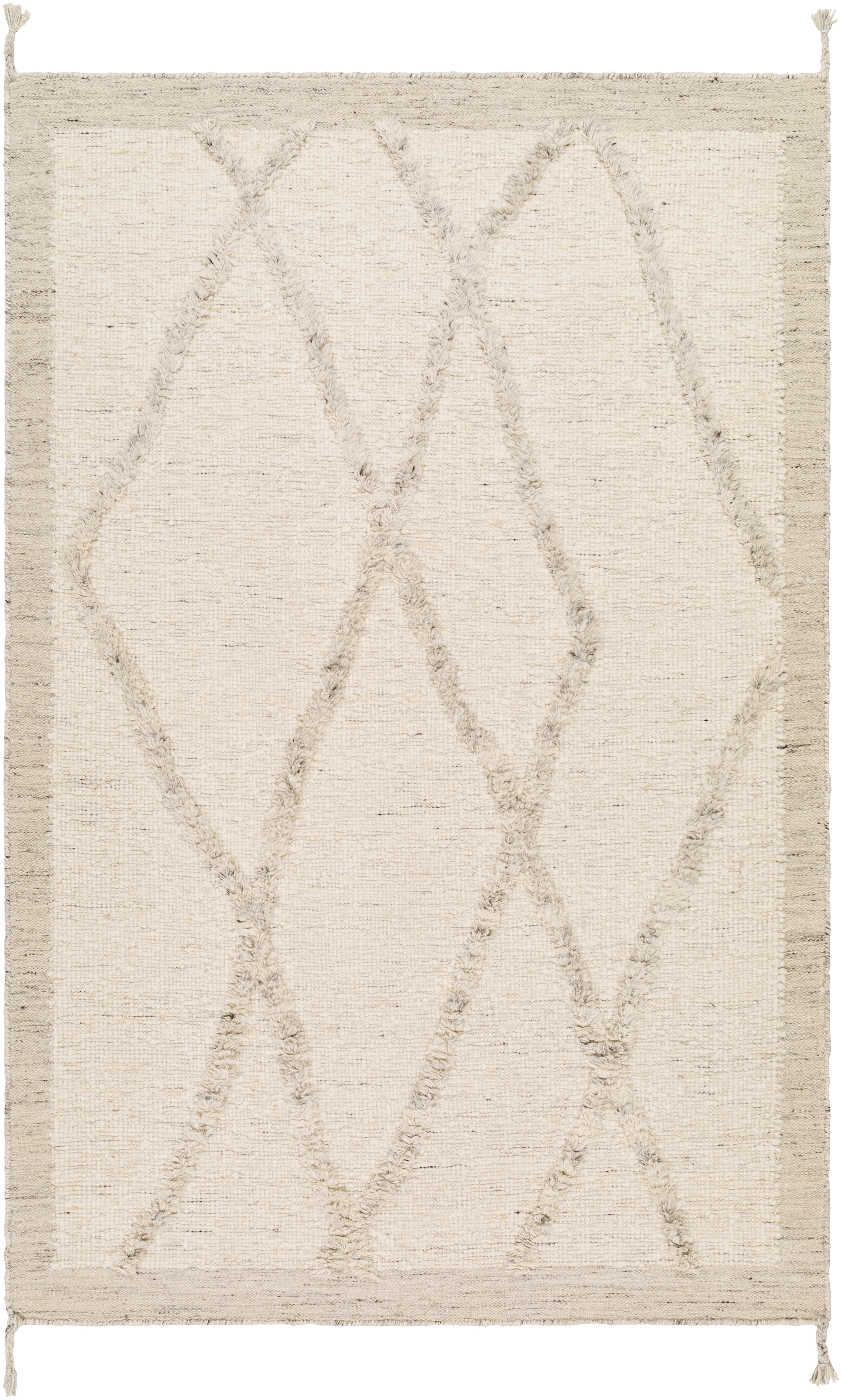 Tripoli Beige Indoor 2' x 3' Handmade Rug - Image 0