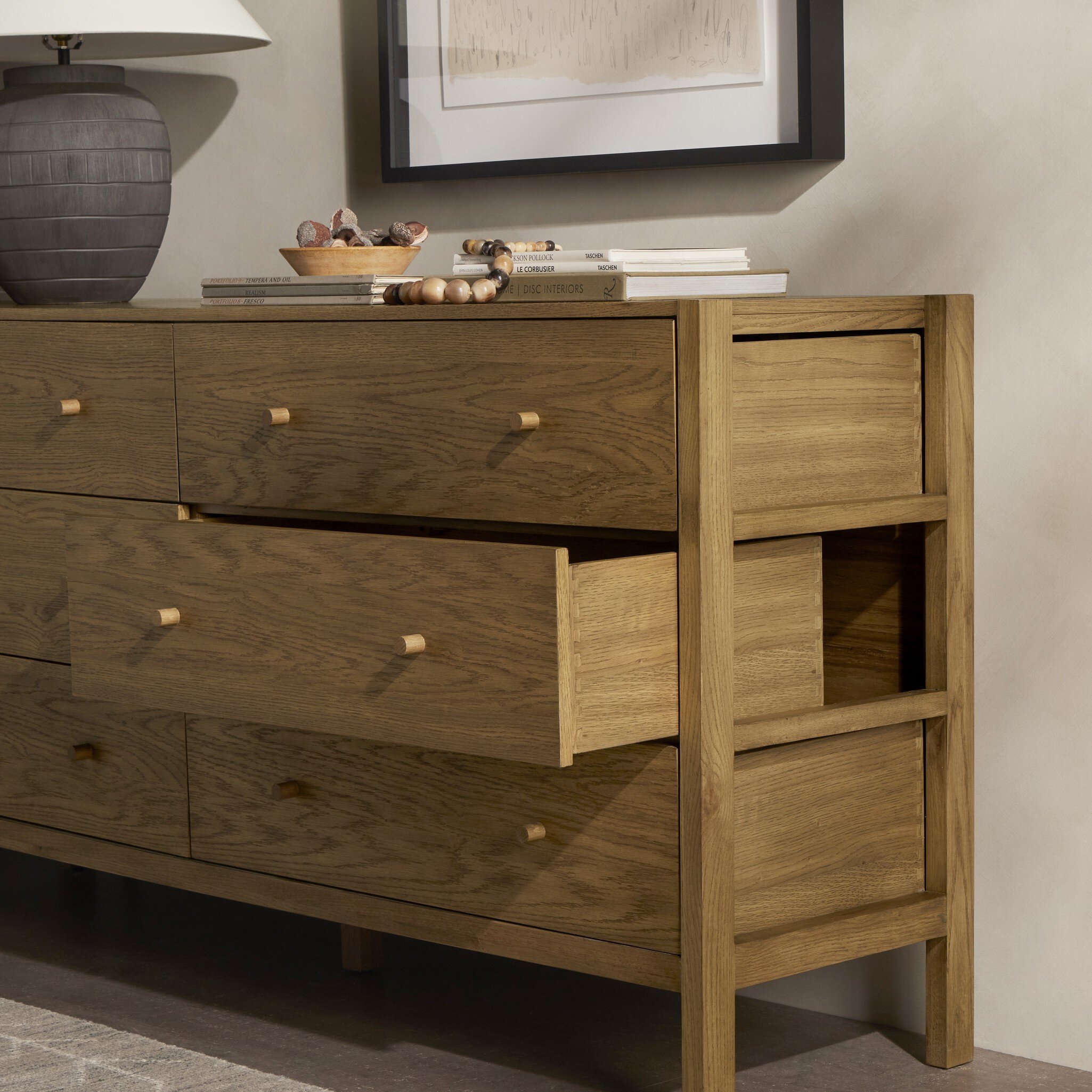 Meadow 6 Drawer Dresser - Tawny Oak - Image 13