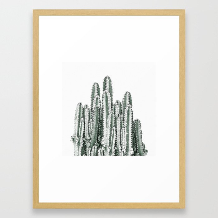 Desert Cacti Framed Art Print by Christina Lynn Williams - Conservation Natural - MEDIUM (Gallery)-20x26 - Image 0