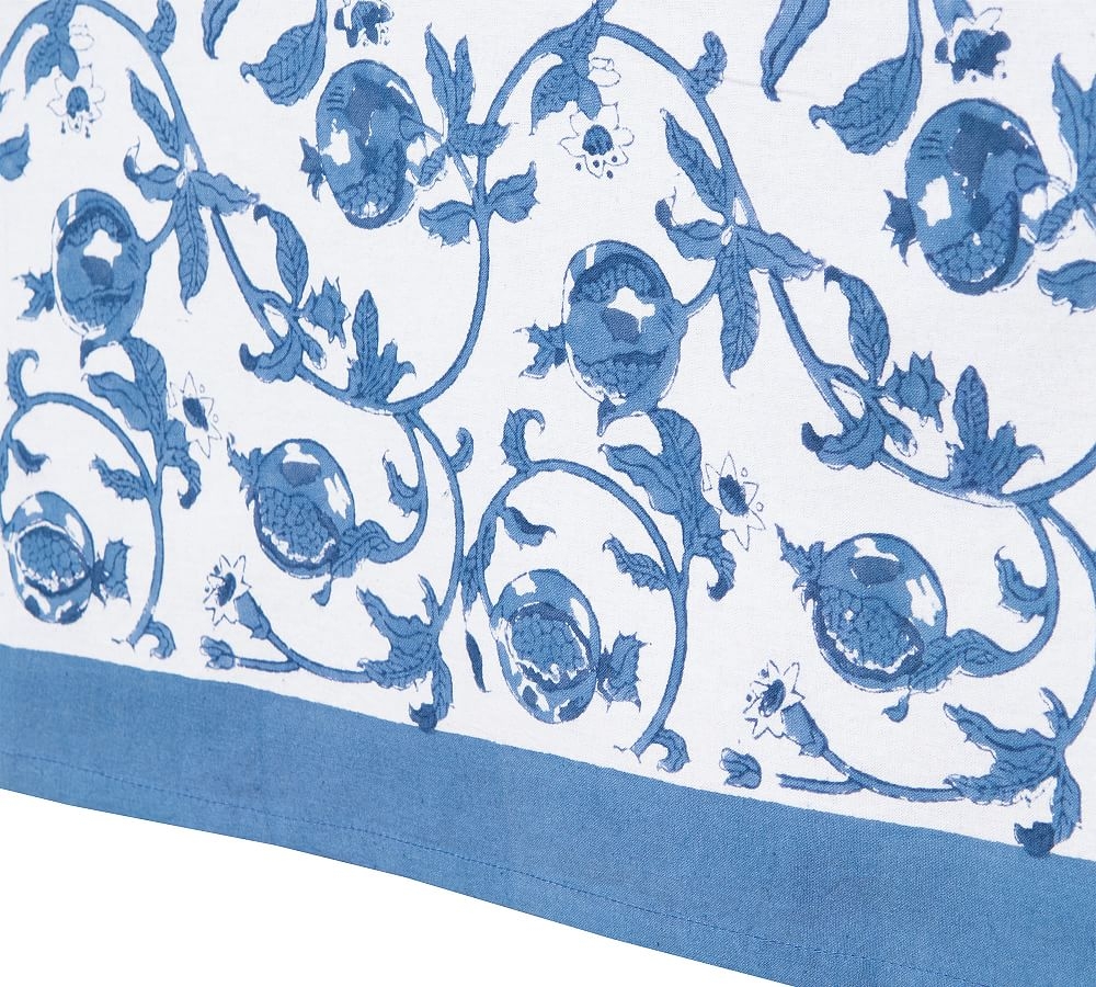 Granada Cotton Placemats, 15"x18", Set of 6 - Cornflower Blue - Image 0