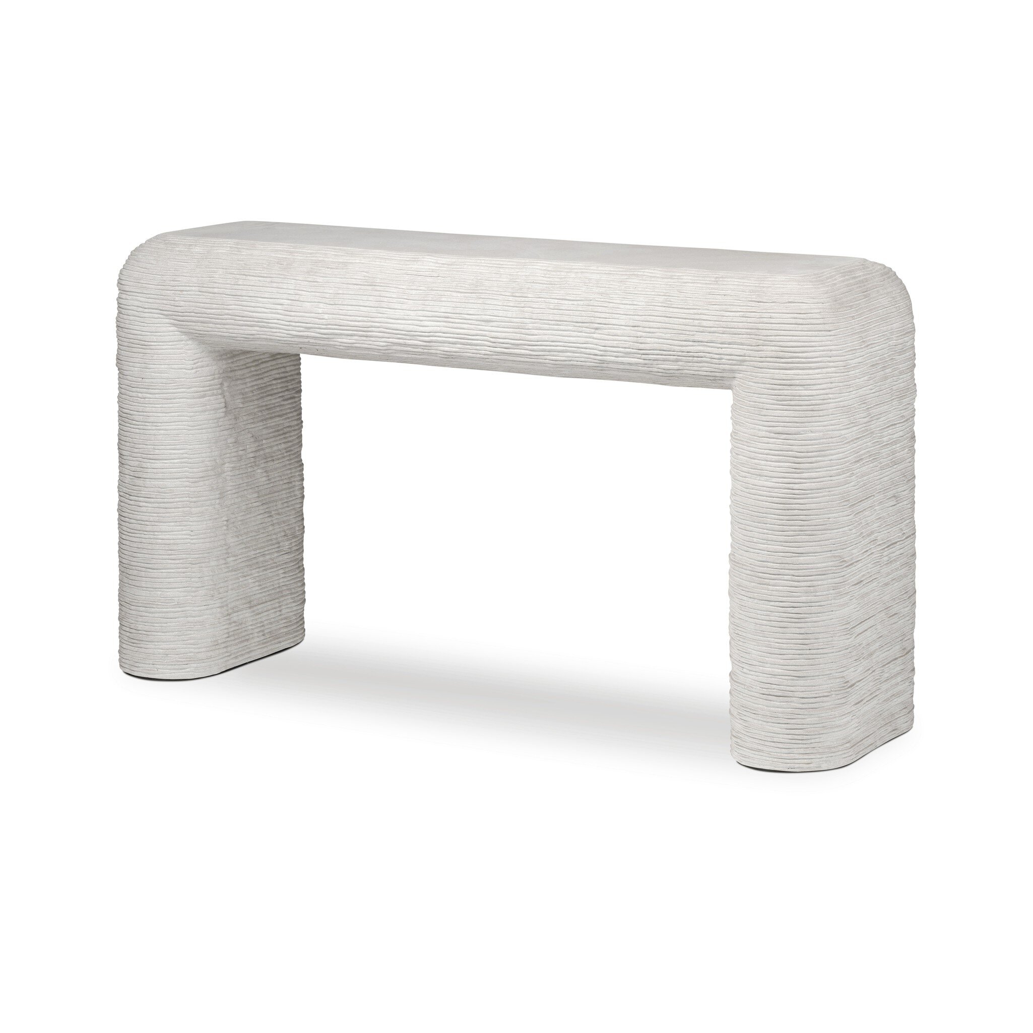 Cirri Console Table - Smooth Lunar Concrete - Image 1