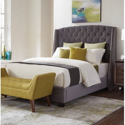 Tufted Upholstered Low Profile Standard Bed - Image 0