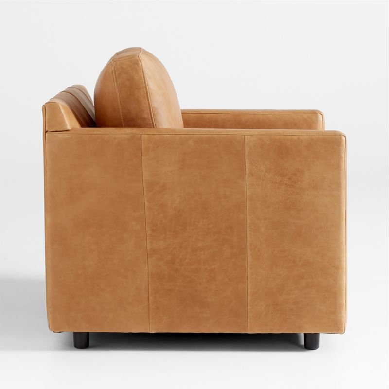 Barrett II 43.5" Leather Chair and a Half - Image 3