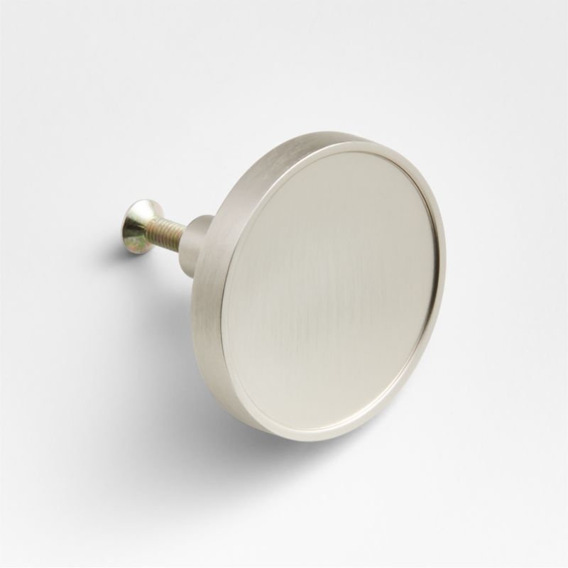 Bria Flat Round Black Knob - Image 3
