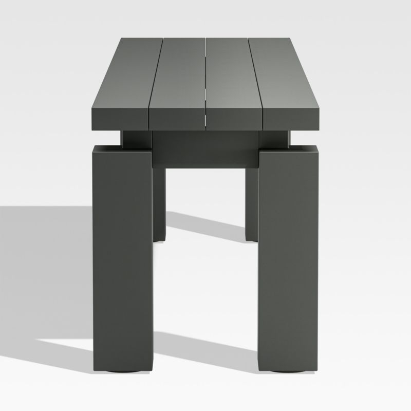 Walker Metal Outdoor Dining Bench - Image 3
