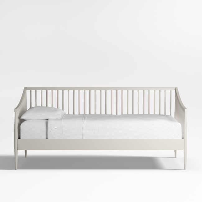 Hampshire Cozy Grey Spindle Wood Kids Daybed - Image 0