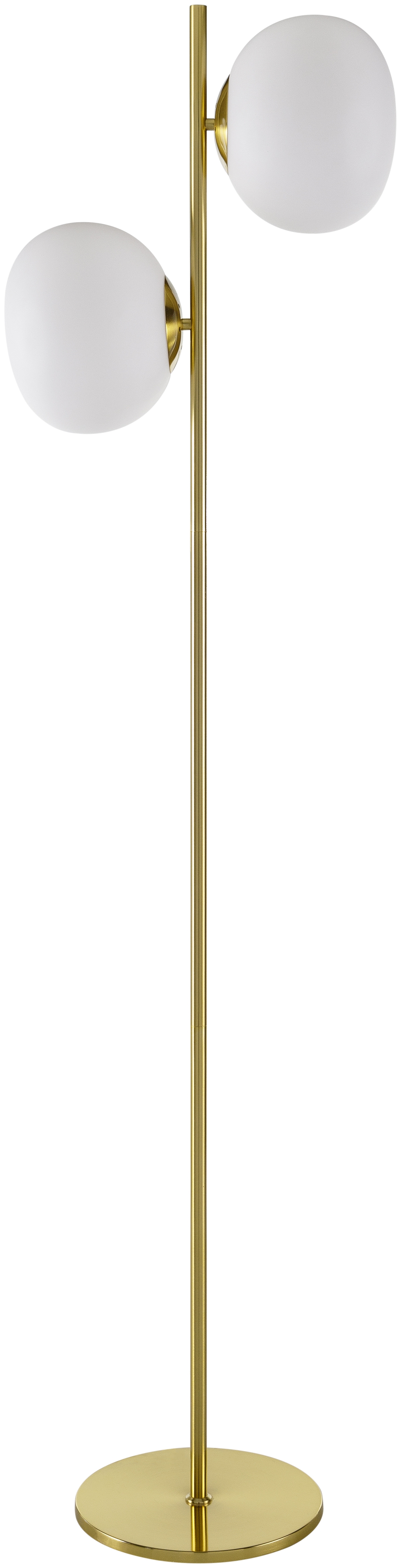 Livabliss Nissi  Plated 65"H x 17"W x 11"D Accent Floor Lamp - Image 0