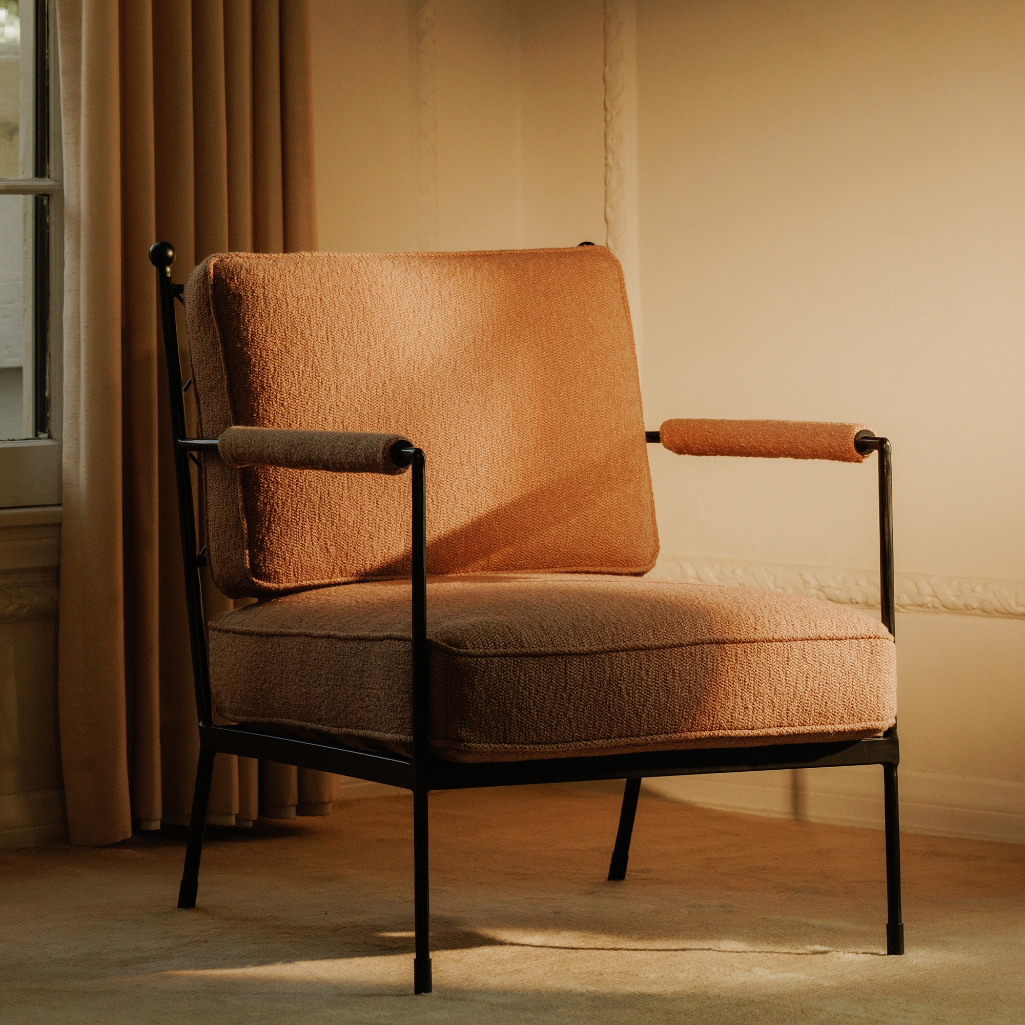 Vecchia Accent Chair Terracotta - Image 6
