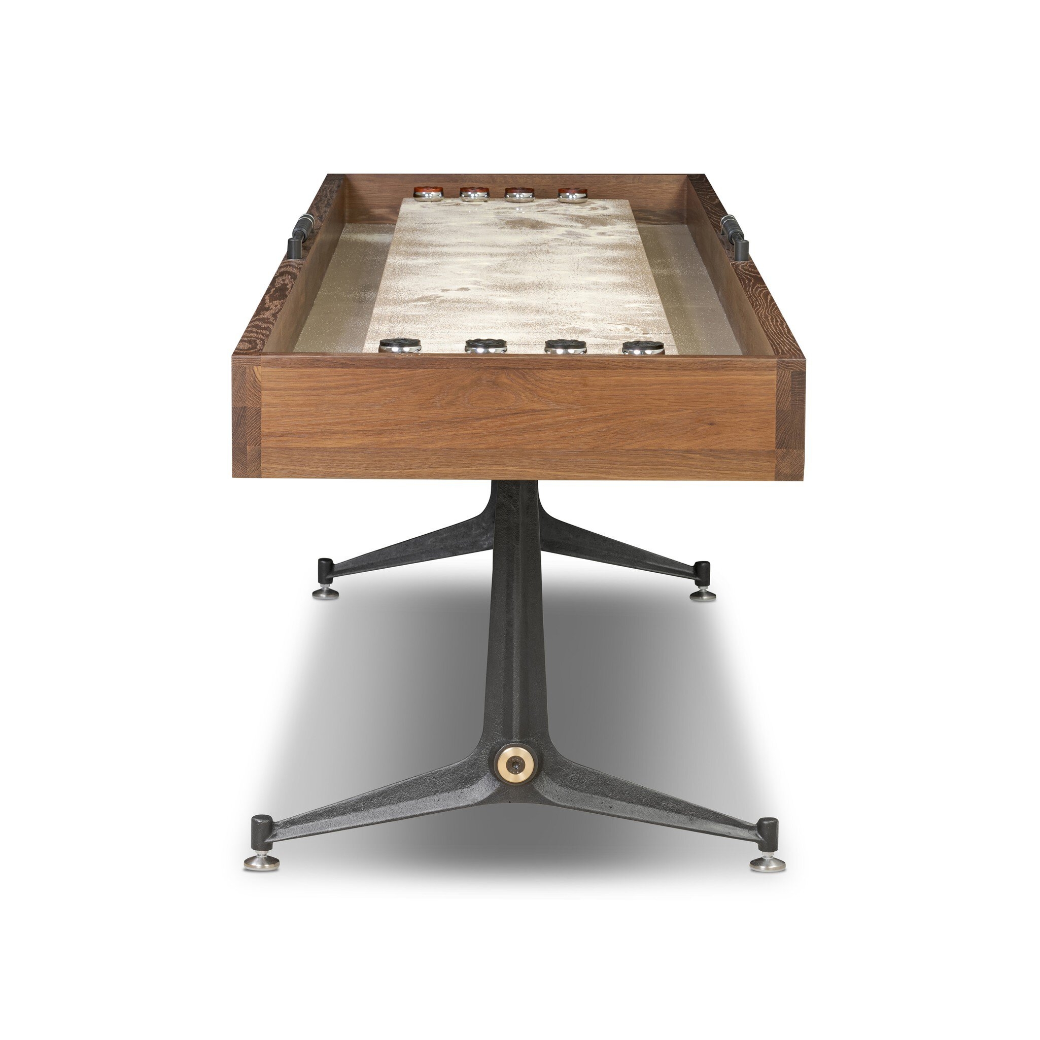 District Eight Small Shuffleboard Table - Smoked Oak - Image 8