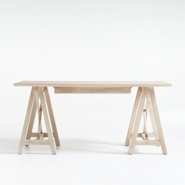 Haldeman Pine Wood Desk by Leanne Ford - Image 0