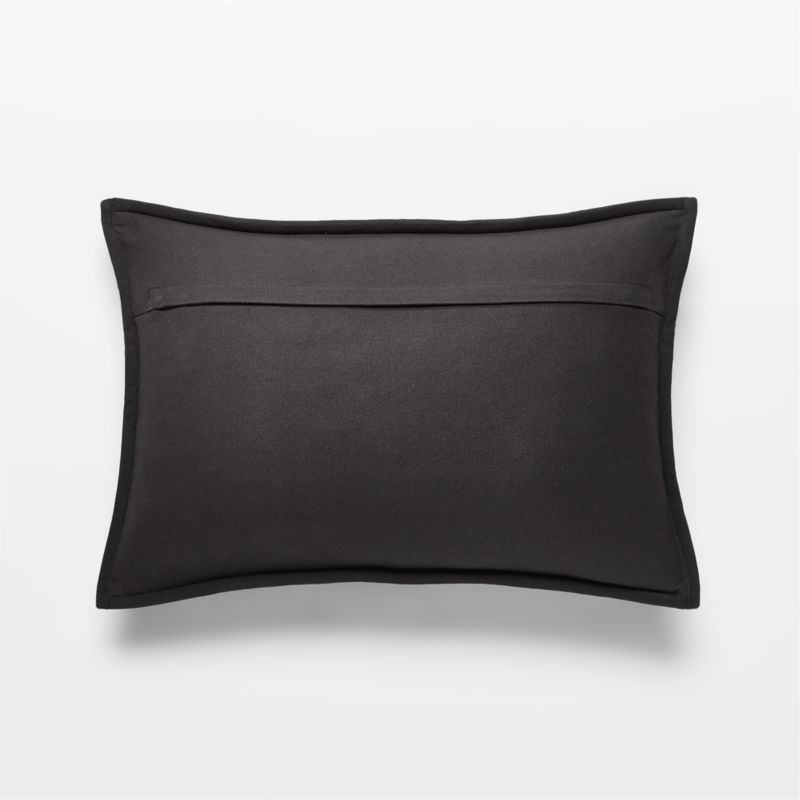 18"x12" Sequence Jersey Black Pillow with Feather-Down Insert - Image 3