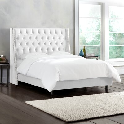Annabel Upholstered Wingback Bed - Image 1