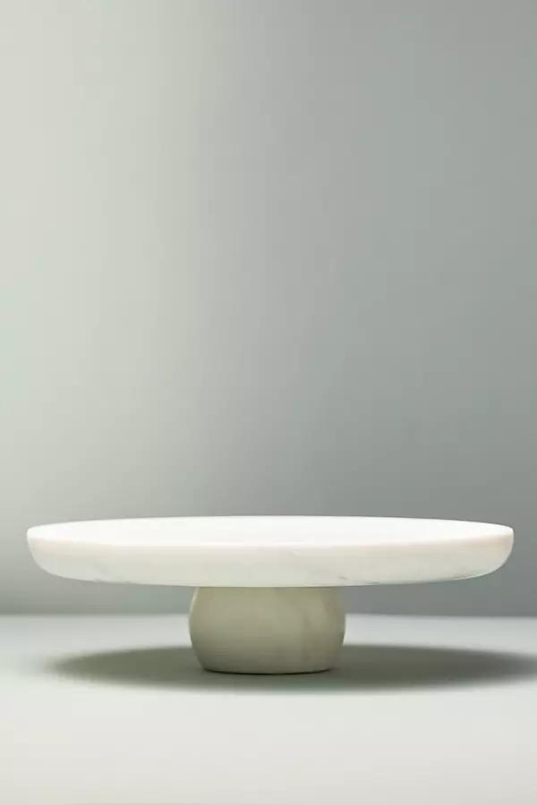 Round Marble Cake Stand - Image 0