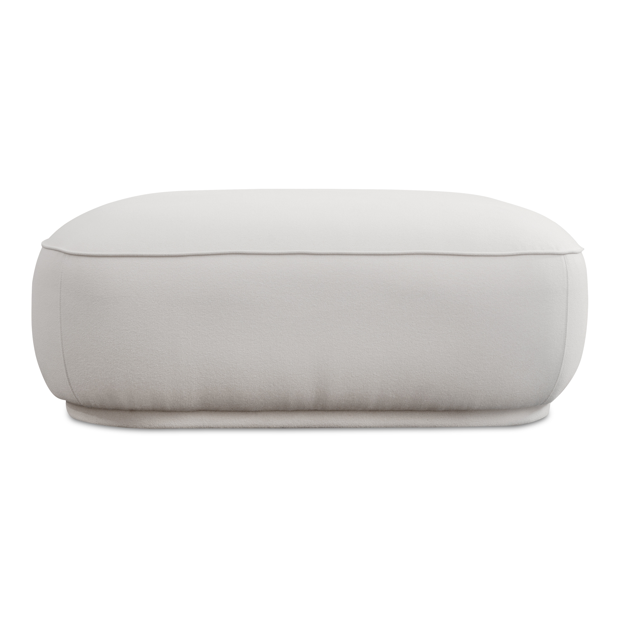 Marion Square Ottoman White - Image 0