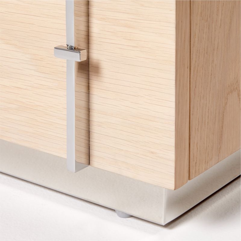 Bowen Oak Inlay Nightstand - Image 6