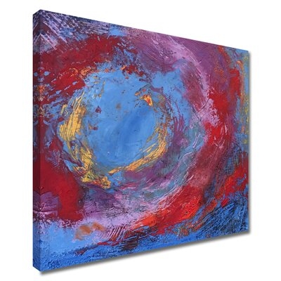 Maelstrom, Canvas Art, Picture, Art, Wall Art, Canvas Wall Art, Blue, Red, Evan Stuart Marshall, Blue, Red - Image 0