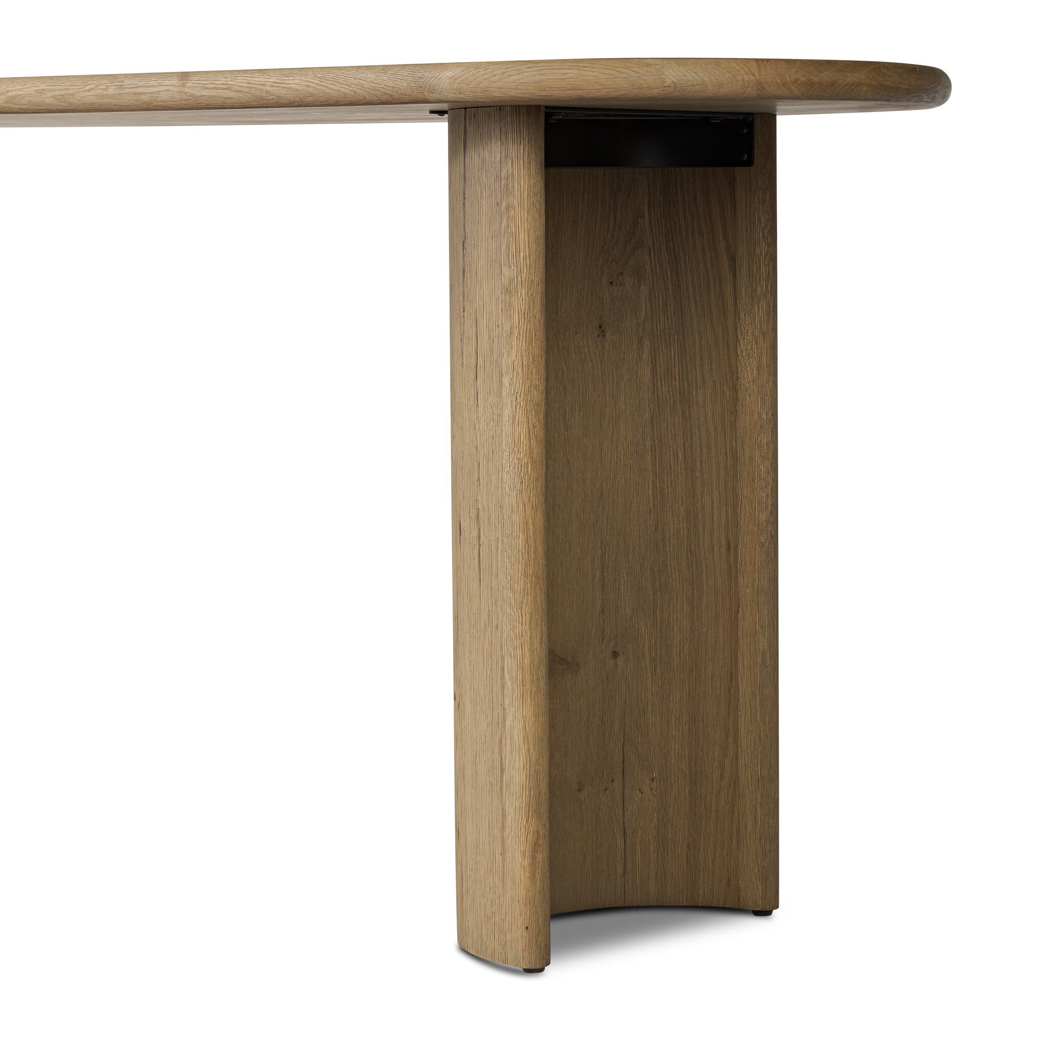 Paden Large Console Table - Worn Oak - Image 7