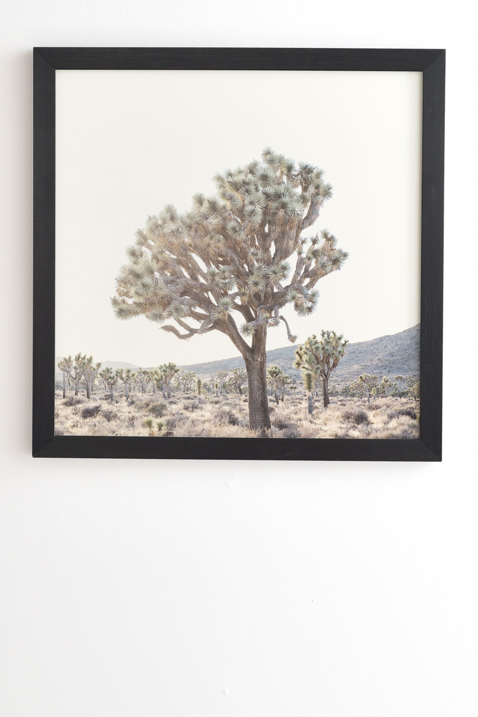 Bree Madden Desert Light Black Framed Wall Art - 30" x 30" - Image 1