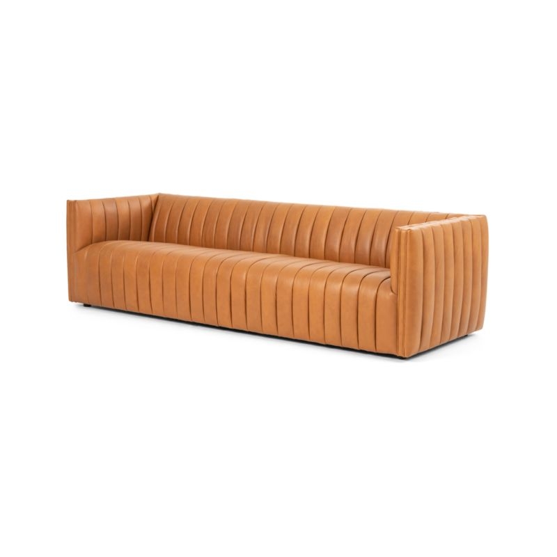 Cosima Leather Sofa 97" - Image 1
