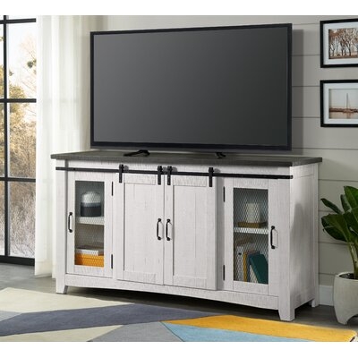 Kinsella TV Stand / White Stain and Gray Stain - Image 0