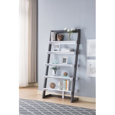 Sarvis 70.75" H x 33.75" W Ladder Bookcase - Image 0